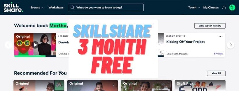 skillshare premium free